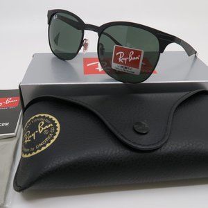 Ray-Ban RB 3538 186/71 Black on Black/Dark Green